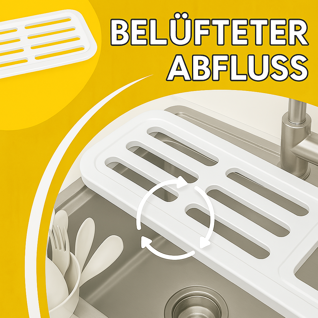 Teleskopisches Abtropfgestell für die Küche