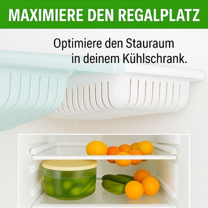 Erweiterbares Aufbewahrungsregal für Kühlschränke