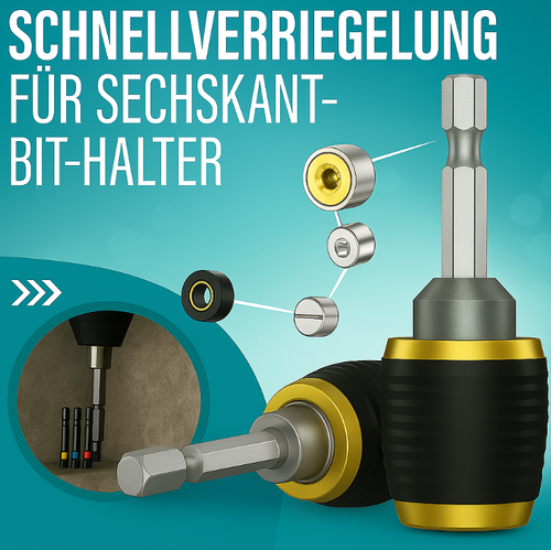 Schnellkupplung für Sechskantbohrer